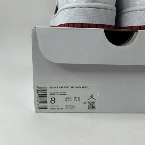 Nike Shoes Air Jordan 1 Mid SE WMNS “Utility/Black Gym Red” 2024